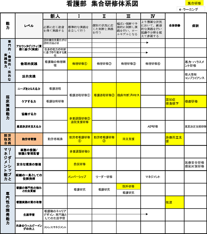 集合研修体系図